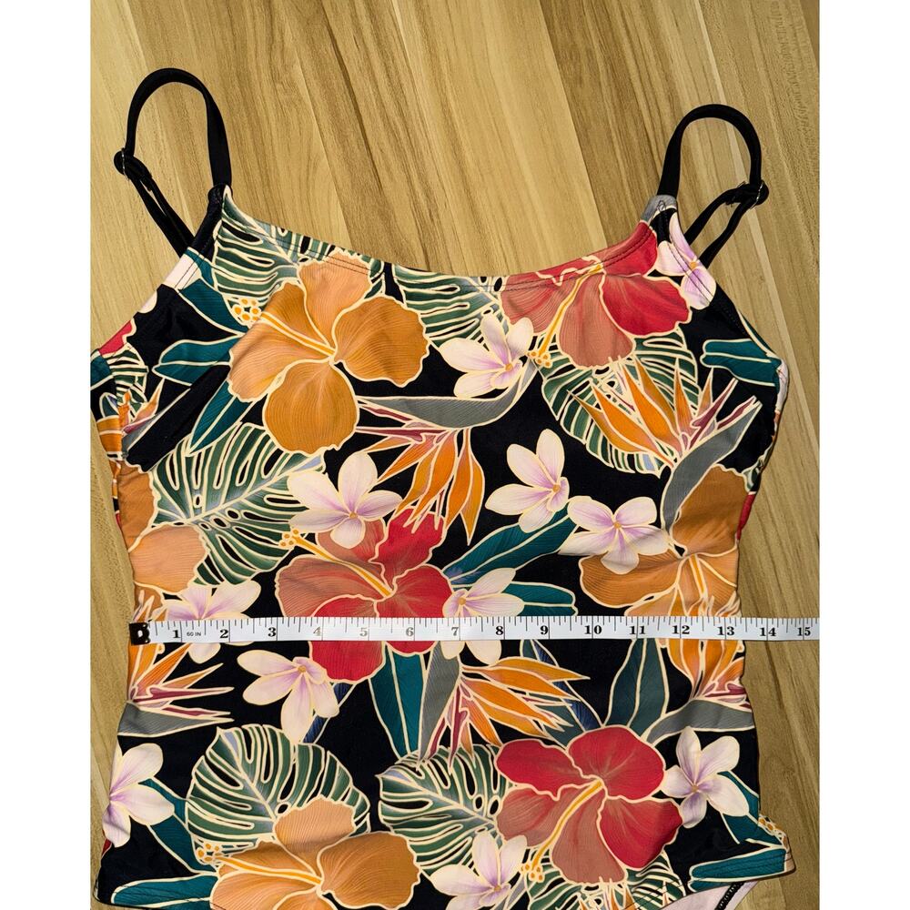 Hurley Women's One Piece SwimSuit, Caribbean Dreaming - size M - SW4 - Picture 10 of 11